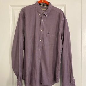 Luxury Men’s Burberry button down Shirt XL